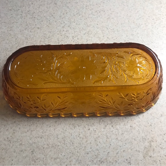 Vintage Indiana Glass Oval Dish. - Picture 2 of 4